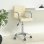 Chaise de bureau VidaXL 334669 Creme avec levage gaz