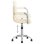 Chaise de bureau VidaXL 334669 Creme avec levage gaz