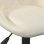 Silla de oficina VidaXL 3088845 110 kg Crema