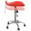 Silla de oficina VidaXL 3088557 roja regulable giratoria