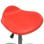Silla de oficina VidaXL 3088557 roja regulable giratoria