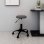 Chaise de bureau VIDAXL 333175 Gris ajustable velours acier