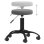 Chaise de bureau VIDAXL 333175 Gris ajustable velours acier