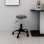 Chaise de bureau VIDAXL 333175 Gris ajustable velours acier