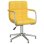 Chaise de bureau VidaXL 334736 pivotante réglable polyester jaune