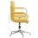 Chaise de bureau VidaXL 334736 pivotante réglable polyester jaune