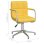 Chaise de bureau VidaXL 334736 pivotante réglable polyester jaune