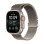 Apple Watch Ultra 4 GPS + Cellular 49mm Titânio Natural com Milanese Loop Bracelete resistente à água