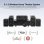 Blossom Monaco Sistema Cine 5.1.2 Dolby Atmos Inalámbrico Negro