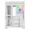 Caja PC Ocypus Iota C70 Curve ARGB panorámica blanca con display digital