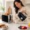 Set Hervidor y Tostadora Blossom 1,7 L 2200 W con Termómetro 2 Rebanadas 7 Niveles de Dorado