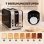 Set Hervidor y Tostadora Blossom 1,7 L 2200 W con Termómetro 2 Rebanadas 7 Niveles de Dorado