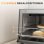 Horno Sobremesa Blossom 9L 35cm Grill Temporizador Plata