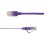 Cable de red plano LinkIT Cat6a 2 m Púrpura