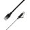 Cable de red LinkIT UTP Flat Cat6a 4,5 m Negro