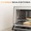 Horno Sobremesa Blossom 9L 35cm 750W Blanco crema