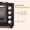Horno Sobremesa Blossom 36L 53,1cm 230ºC 2 Placas Aire Caliente Negro