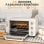 Horno Sobremesa Blossom 21L 46cm 1400W 3 Modos Asador Giratorio Crema
