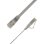 Cabo de rede LinkIT Cat6a U/FTP 4 m Cinzento
