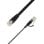 Cable de red LinkIT STP-FL6A-00450-BLK Cat6a 4,5 m plano blindado negro
