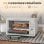 Horno Sobremesa Blossom Mini 10L 36,5cm 750W 230ºC Crema