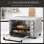 Horno Sobremesa Blossom 32L 52,2x38,1x33,5cm 1600W Plata