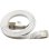 Cabo de rede LinkIT Cat6a U/FTP 4 m Branco