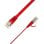Cable de red LinkIT STP-FL6A-00150-RD Cat6a 1,5 m plano rojo blindado RJ-45