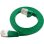 Cable de red plano LinkIT Cat6a 2m U/FTP (STP) RJ-45 Verde