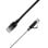 Cable de red LinkIT Flat Cat6a 2 m U/UTP RJ-45 Negro