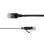 Cable de red LinkIT Flat Cat6a 2 m U/UTP RJ-45 Negro