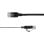 Cable de red LinkIT Flat Cat6a 2 m U/UTP RJ-45 Negro