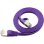 Cabo de rede LinkIT STP-FL6A-00400-PU Cat6a 4 m plano blindado violeta
