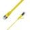 Cable de red LinkIT STP-FL6A-00500-GL Cat6a plano 5 m amarillo