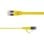 Cable de red LinkIT STP-FL6A-00500-GL Cat6a plano 5 m amarillo