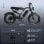 Bicicleta Eléctrica Maxturn MX10 Motor 250W Batería 48V 13,5Ah Neumáticos 20" Negro