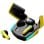 Auriculares Canyon DoubleBee GTWS-2 inalámbricos Bluetooth 5.3 gaming amarillo