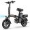 Bicicleta eléctrica plegable URLIFE F1L Batería Extraíble 48V 7,5Ah Motor 250W