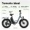 Bicicleta Eléctrica URLIFE E20 Pro 48V 750W Batería Extraíble Ruedas 20×4.0