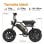 Bicicleta Eléctrica URLIFE T16 48V 500W Batería Extraíble