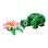 LEGO Creator 3 en 1 Tortuga con Flor de Nenúfar 31377 124 piezas