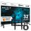 Nilait Prisma 32FD7004SWOS 32" LED FHD Smart TV WEBOS+ Regalo Soporte TV y Cable HDMI