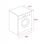 Lavadora Teka WMK 71240 WH Carga frontal 12 kg 1400 rpm A Blanca con función vapor