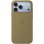 Custodia in silicone Apple con MagSafe oliva per iPhone 18 Pro Max