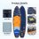 Tabla de SUP hinchable Funwater SUPFW43B 350×89×15 cm Kit Completo Azul/Naranja