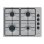 Placa de cocina de gas Bosch Serie 2 PBP6B5K80 4 quemadores acero inoxidable