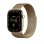 Bracelet Apple Milanese Loop Or brillant 46 mm S/M