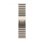 Bracelet Apple Watch acier inox 46 mm naturel fermeture butterfly