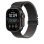 Bracelet Apple Milanese Loop Titanium Noir 49 mm Taille L