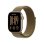 Bracelet sport Apple Watch Loop Vert Olive 42 mm léger et ajustable